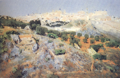 View of Toledo from the Olive Groves (nn02)